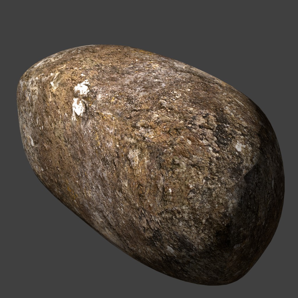 Low poly stone (subdividible) preview image 1